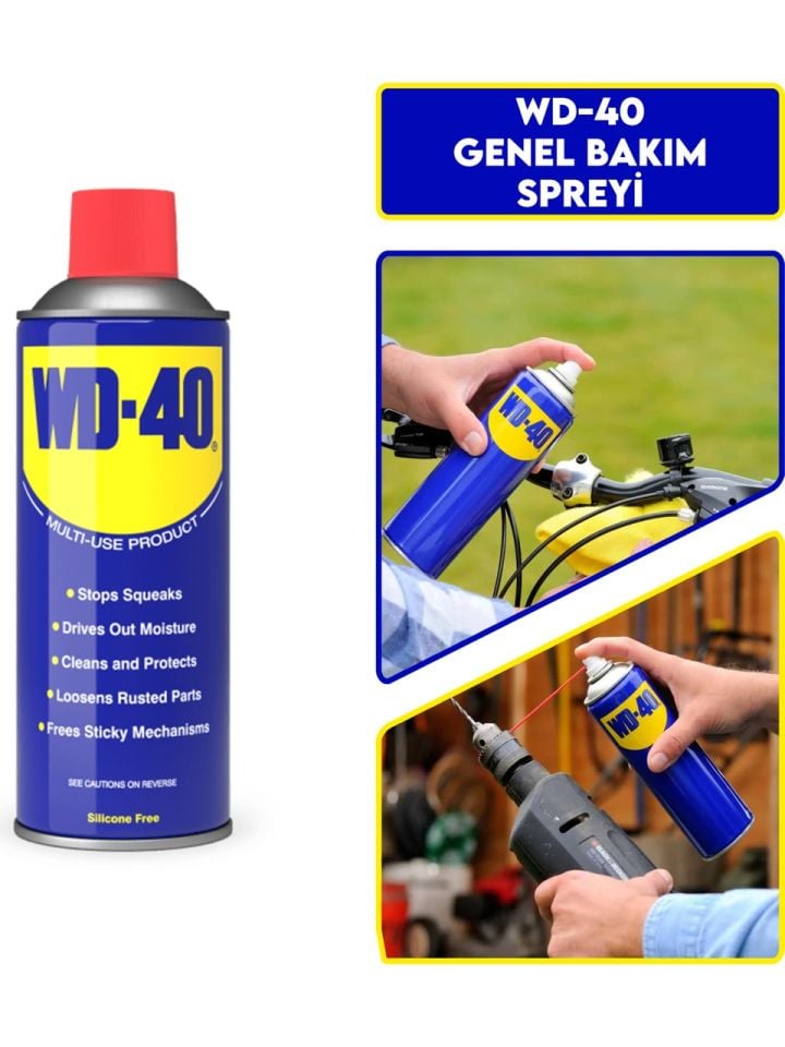 Wd40 350 ml Çok Amaçlı Pas Sökücü