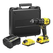 Stanley SBD715D2K 18V 2.0AH V20 Li-Ion Çift Akülü Matkap