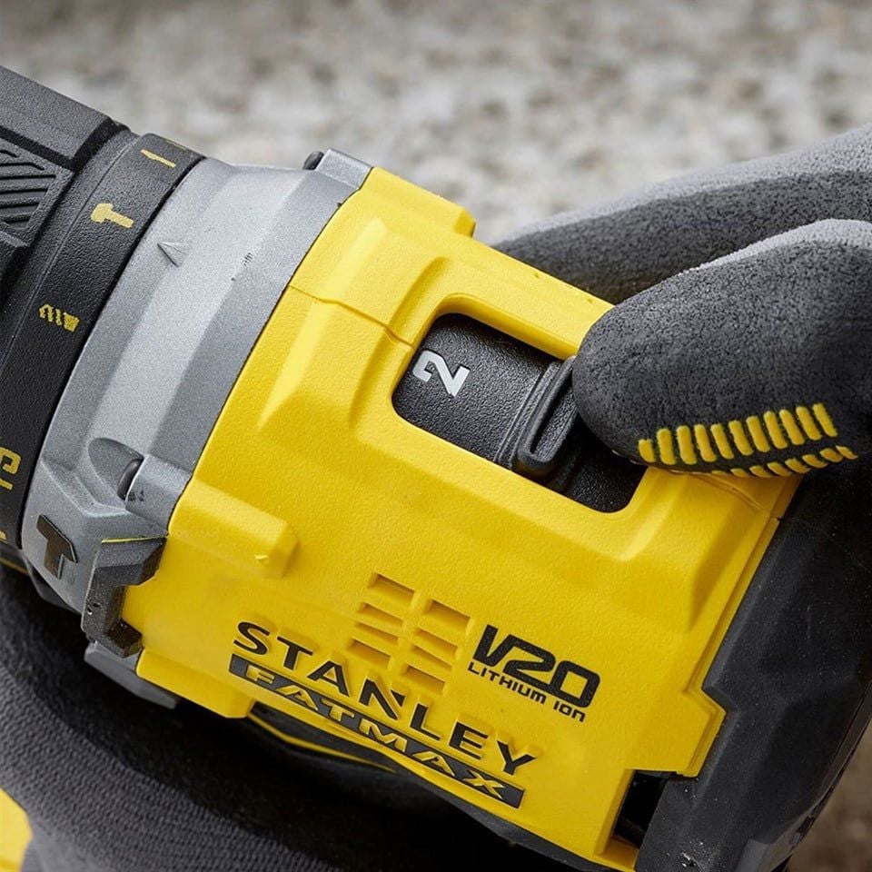 Stanley SBD715D2K 18V 2.0AH V20 Li-Ion Çift Akülü Matkap