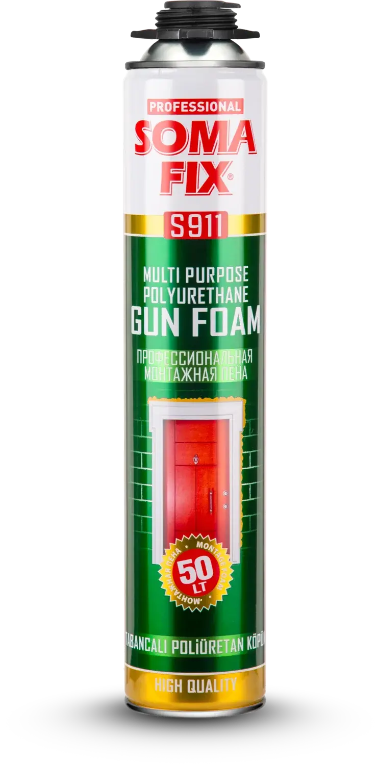 Somafix S911 Tabancalı Poliüretan Köpük 750 ml 845 gr