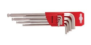 Izeltas 9Lu Uzun Yuvarlak Basli Allen Anahtar Takimi