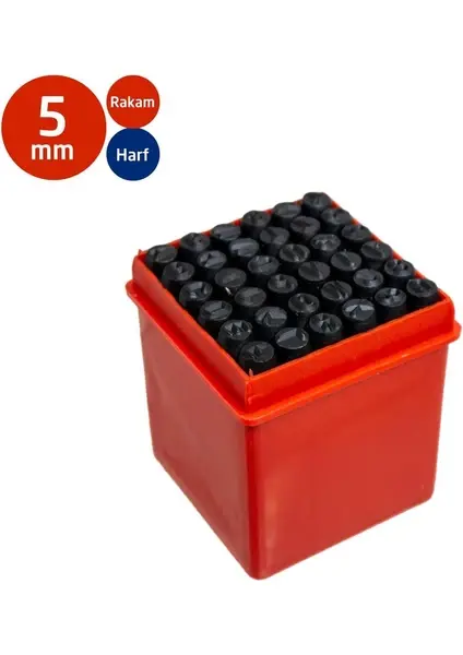 GFB Harf Zımba Seti 5 mm