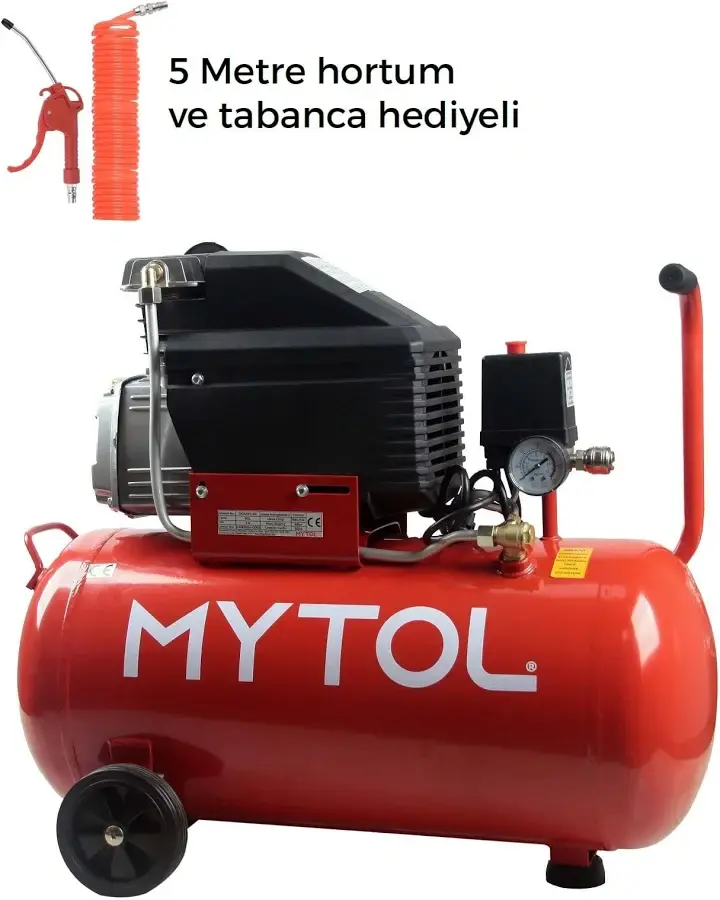 Hava Kompresörü Yagli 50 lt Mytol 8 bar 2hp