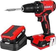 Rodex RDX3365 Çift Akülü Matkap 16.8V/2.0 Amper