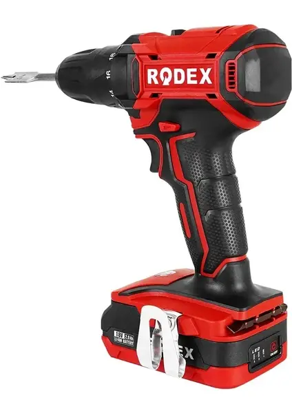 Rodex RDX3365A Çift Akülü Matkap Seti 16.8V/2.0 Amper