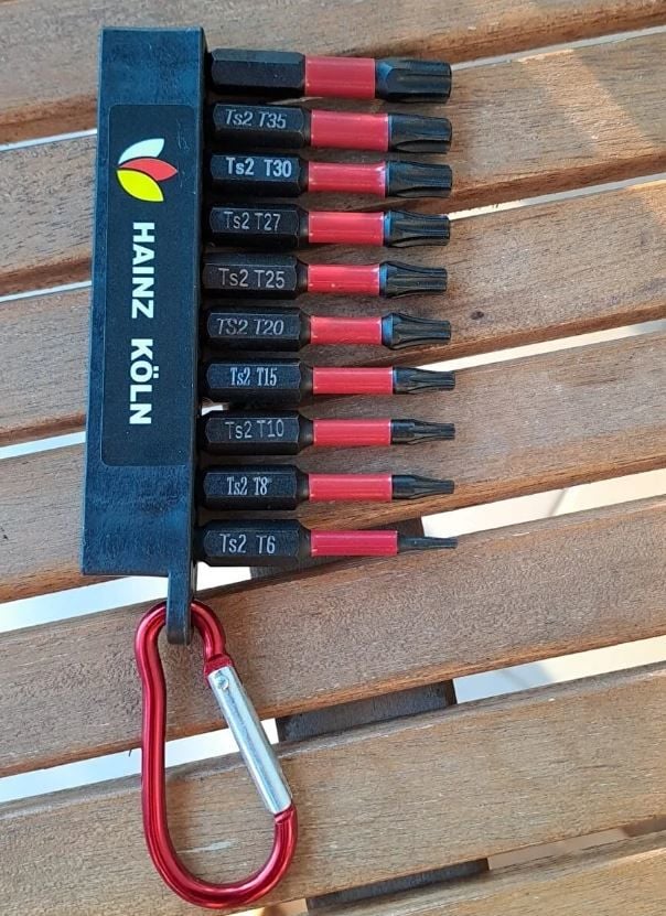 Manyetik Torx Bits Uç Seti (10 Parça)