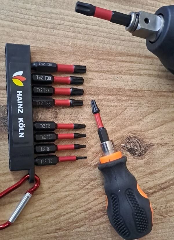 Manyetik Torx Bits Uç Seti (10 Parça)