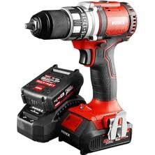 Rodex RDX3375 Çift Akülü Matkap 20V/2.0 Amper