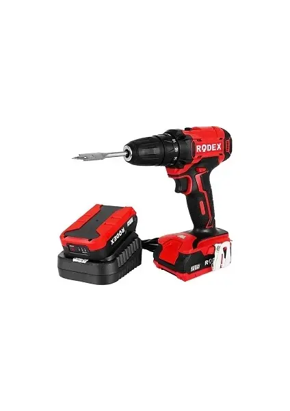 Rodex RDX3375 Çift Akülü Matkap 20V/2.0 Amper