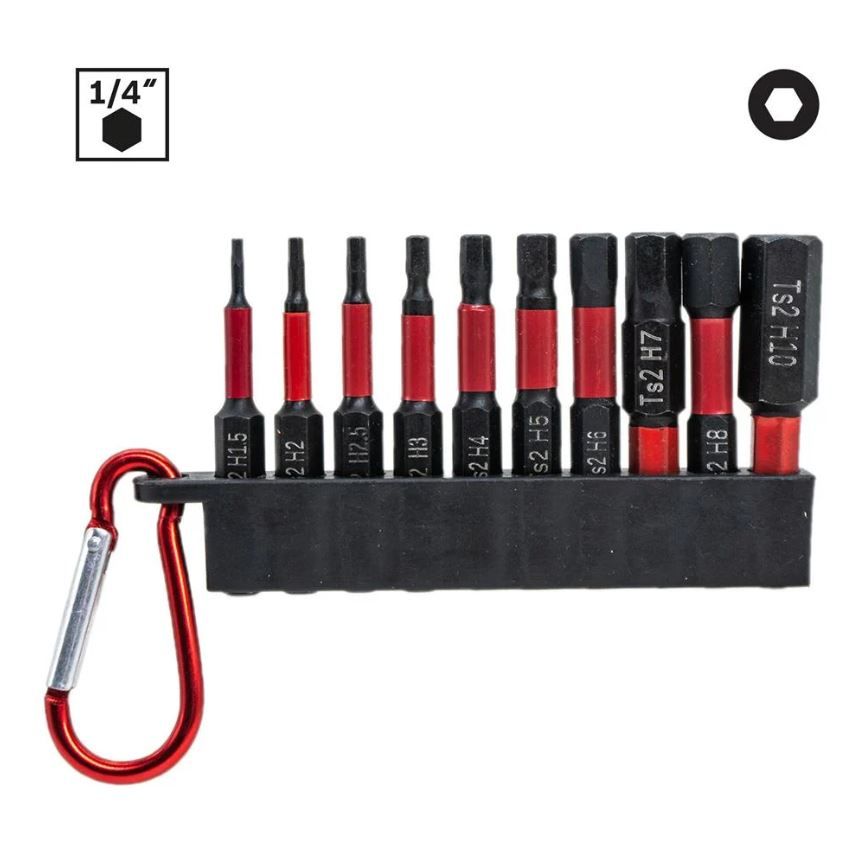 Allen Bits Uç Seti 1.5mm-10mm (10 Parça)