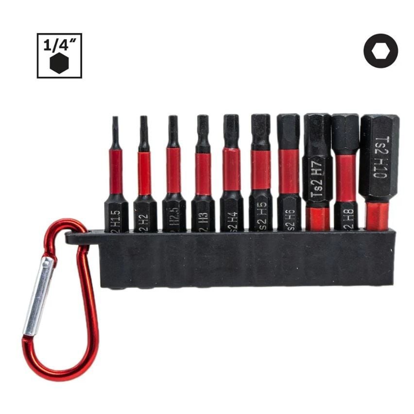 Allen Bits Uç Seti 1.5mm-10mm (10 Parça)