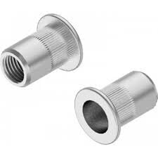 Somun Perçin Yuvarlak Flansli Tirtirli Kafa 3-4-5-6-8-10-12 mm