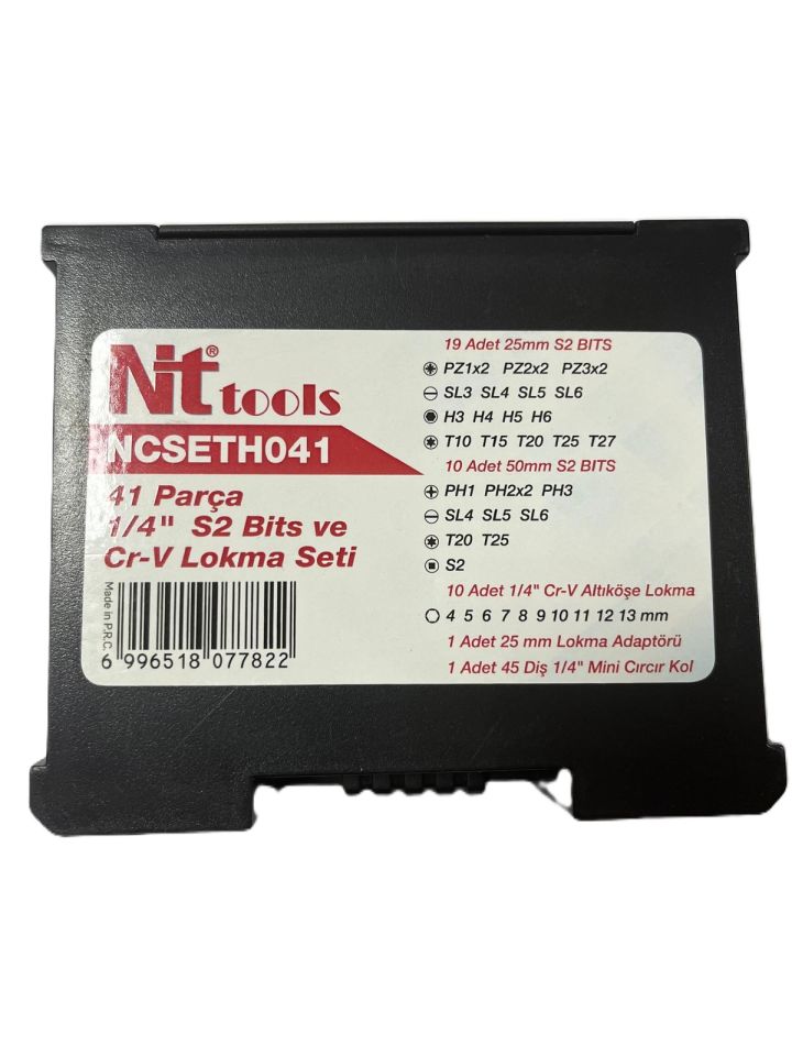 Nt 41 Parça S2 Bits Lokma Seti Ncseth041