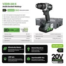 Voltz VZDR-20I 5Ah Akülü Darbeli Matkap