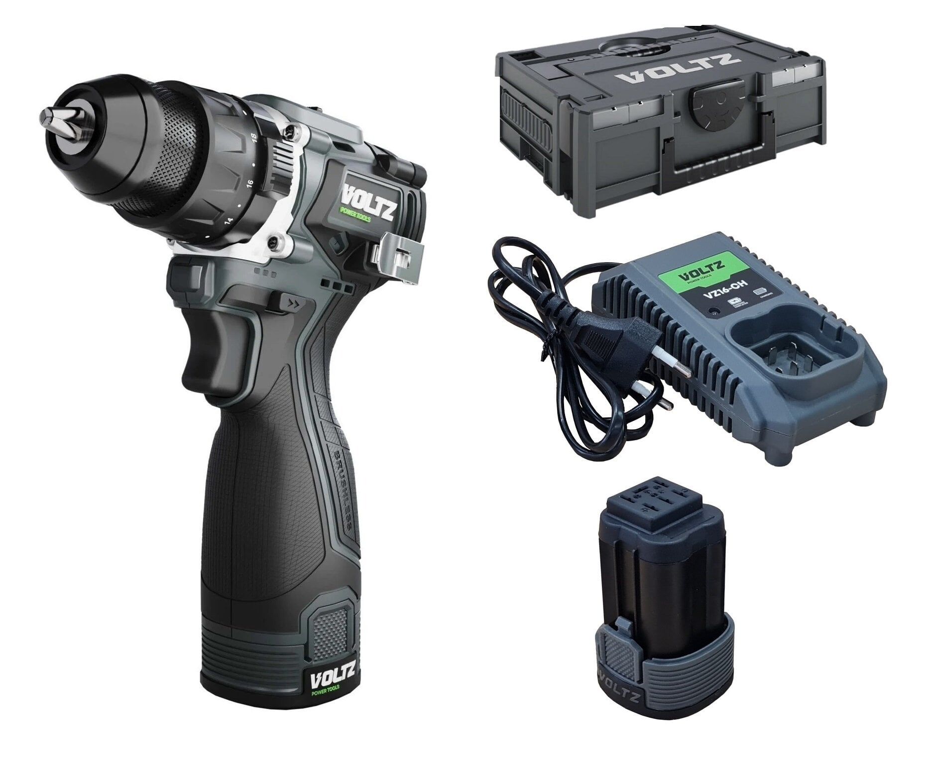 Voltz VZDR-161 Akülü Darbeli Matkap