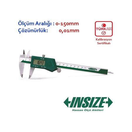 Insize Dijital Kumpas 1108-150 mm