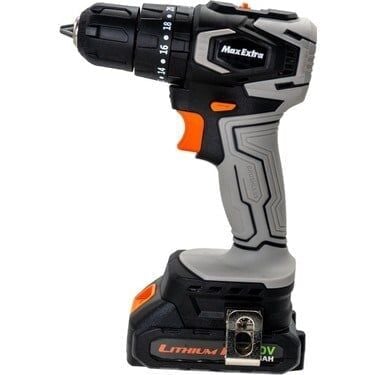Max Extra MX1830 Çift Akülü 1.5 Ah Darbeli Matkap