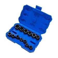 Hasarli Somun Sökme 3/8'' Lokma Takimi 13 Parça