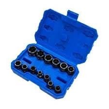 Hasarlı Somun Sökme 3/8'' Lokma Takımı 13 Parça