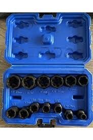 Hasarli Somun Sökme 3/8'' Lokma Takimi 13 Parça