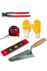 İnşaatçi Engezi Eldiven Mala Kerpeten SuTerazisi Metre - Besli Engez