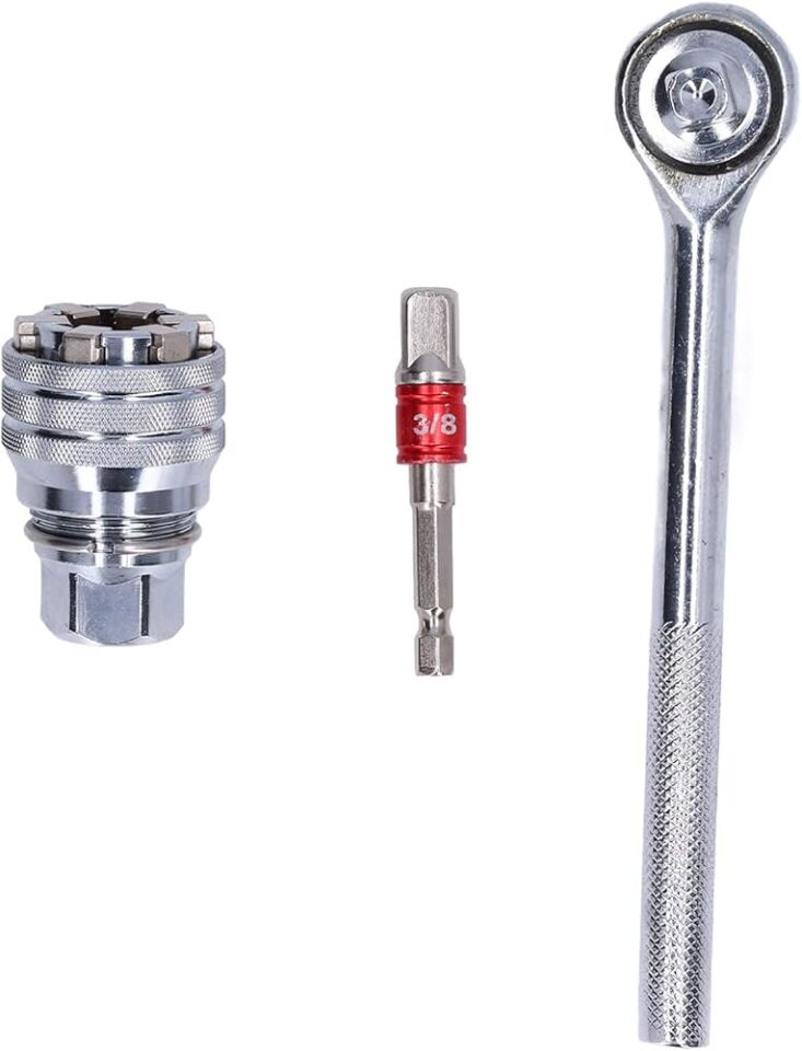 Çok İşlevli 10-19 mm, Ayarlanabilir Lokma Anahtar