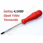 İzeltaş 4,5*80 Yıldız Tornavida Opak 4320