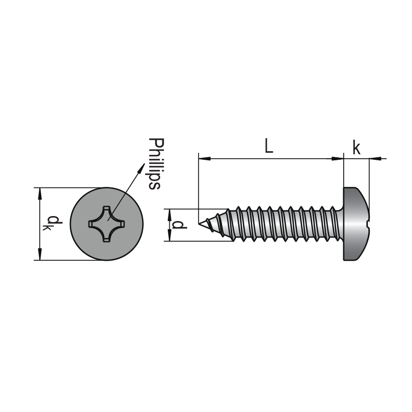 Ysb Sac Vidası 3,9 Serisi