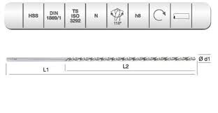 Evar 4 Mm Hss DIN 1869-1 Uzun Matkap Ucu 175mm