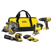 Stanley Sfmck412mds-Qw V20 18Volt 4 Makineli 3 Akülü
