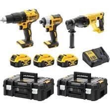 Dewalt Dck369M3T 18V XR 4.0Ah Li-Ion Kömürsüz 3 Parça Set