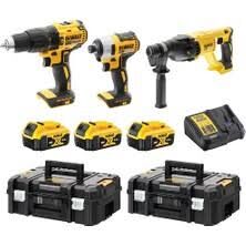 Dewalt Dck369M3T 18V XR 4.0Ah Li-Ion Kömürsüz 3 Parça Set