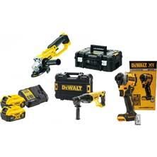 Dewalt Dck369M3T 18V XR 4.0Ah Li-Ion Kömürsüz 3 Parça Set