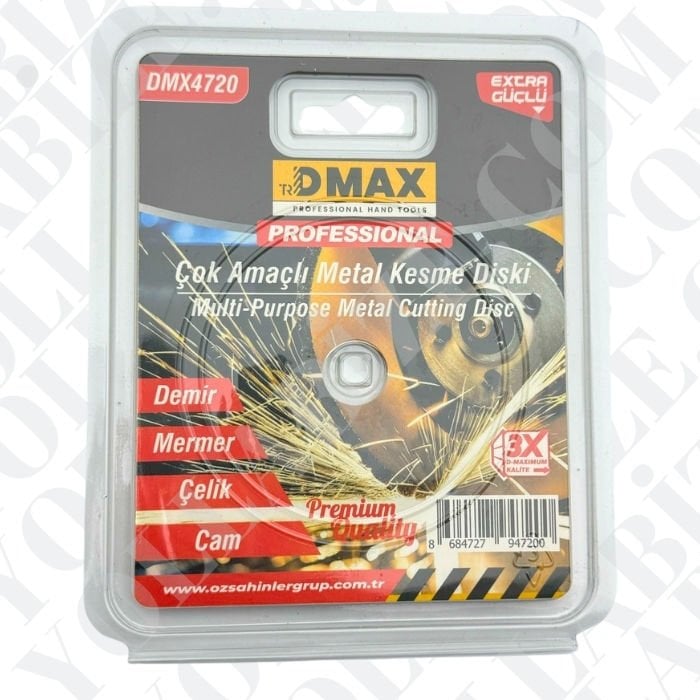 Dmax Çok Amaçlı Metal Kesme Disk 115mm x 22-23mm DMX4720