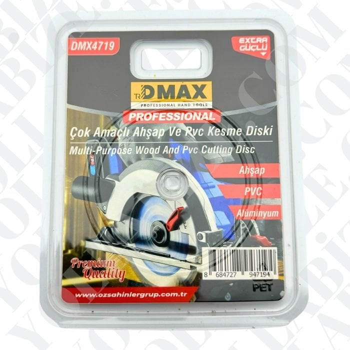 Dmax Çok Amaçlı Ahşap Ve Pvc Kesme Diski 115mm x 22-23mm DMX4719