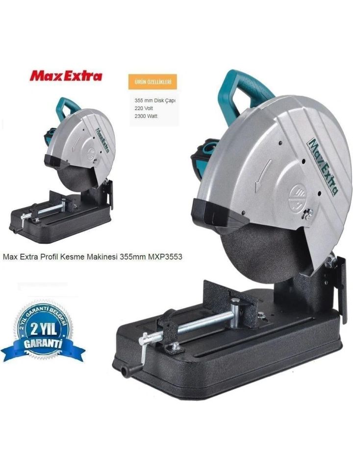 Max-Extra MXP 3553 Profil Kesme Makinası 2300 Watt 355 mm