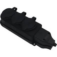 Kauçuk Üçlü Priz Monofaze