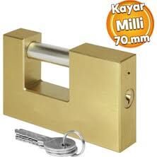 Yassi Kilit Kayar Milli 70 mm Kupa