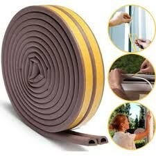 Kapi Pencere Fitili Kaucuk D Tip 2*50 Mt