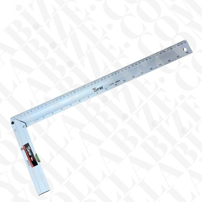 Alüminyum Su Terazili Gönye 50 Cm