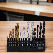 Matkap Uç Seti 16 Parça-Metal-Duvar-Agaç