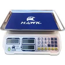 Dijital Hassas Terazi Hawk 40 Kg Şarjlı Sayım Terazisi