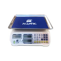 Dijital Hassas Terazi Hawk 40 Kg Şarjlı Sayım Terazisi