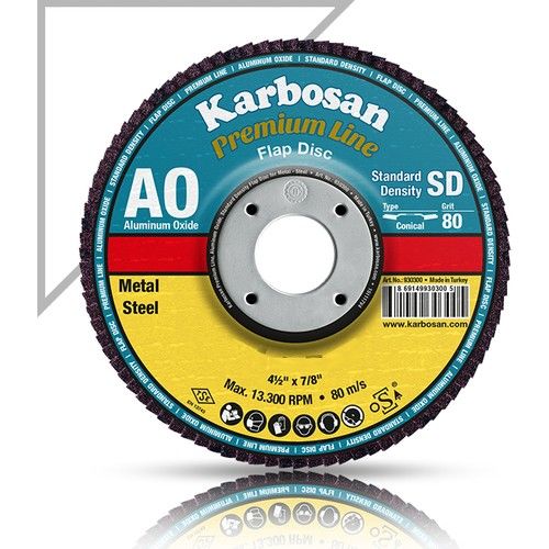 Flap zımpara 180 mm Ao nk 60 Kum Karbosan