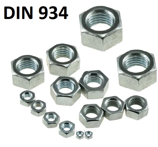 Çelik Somun Dın 934 Metrik 27 mm - 1 Adet