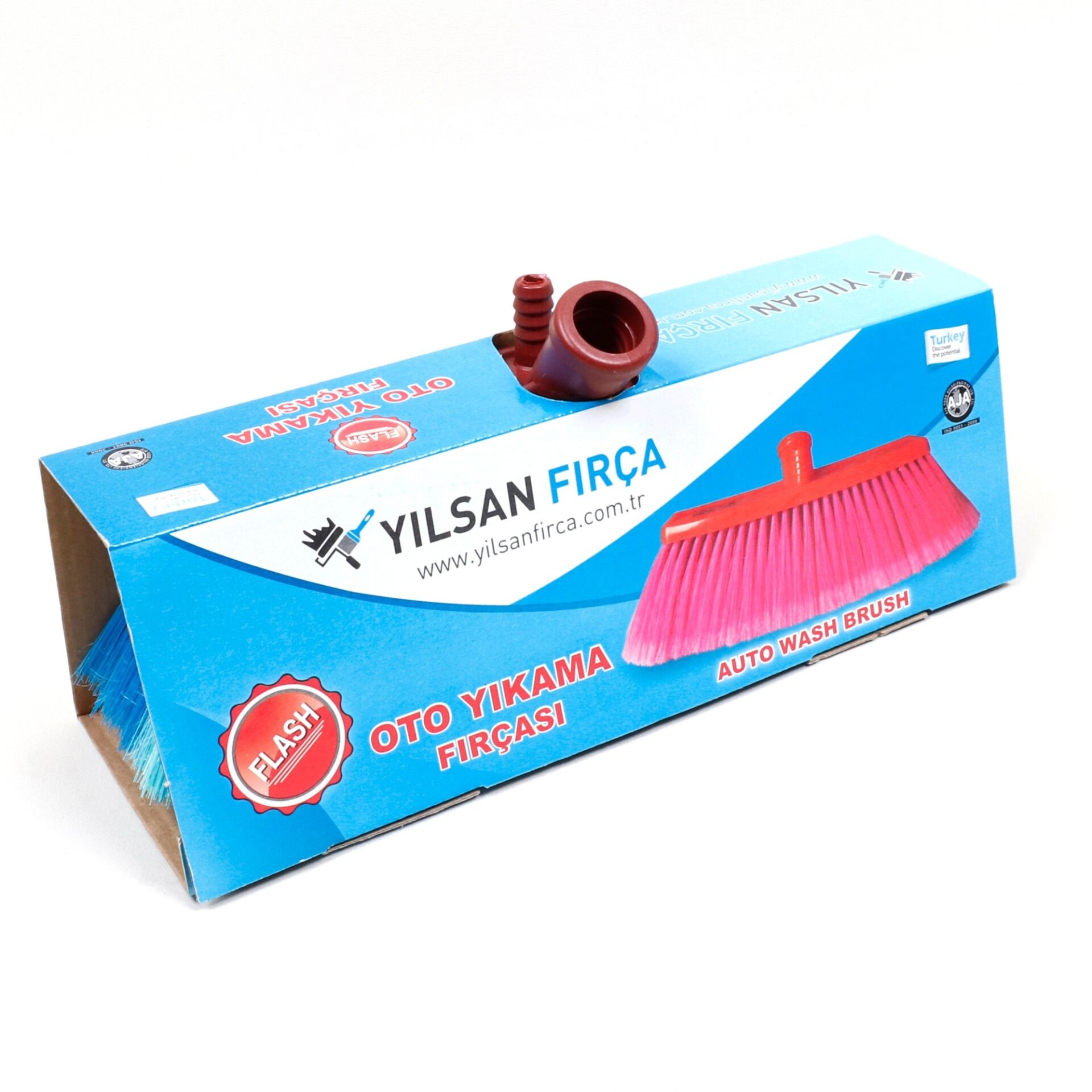 Yılsan Flash Kutulu Oto Yıkama Fırçası, Kıl Boyu 9,5 cm