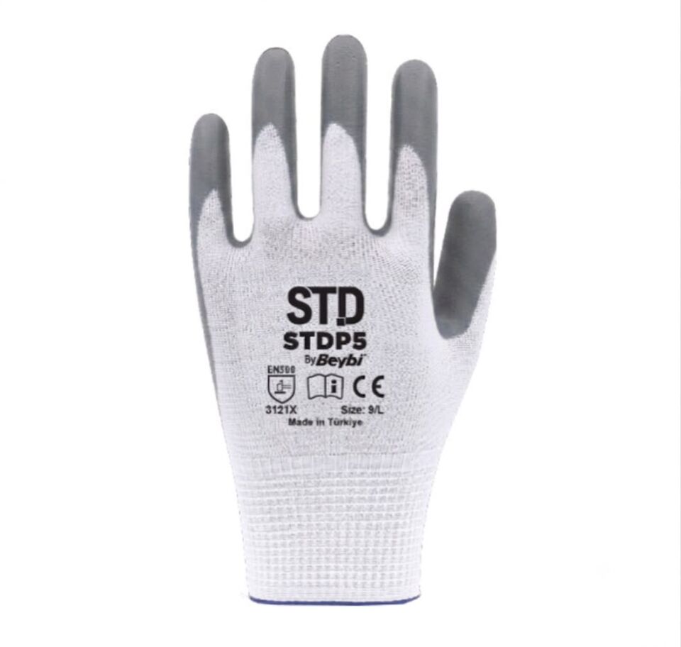 STD P5 Nitril Kaplama Örme İş Eldiveni