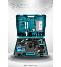 Assur ASR1029 21V Çift Akü 6 Başlıklı Set Mavi