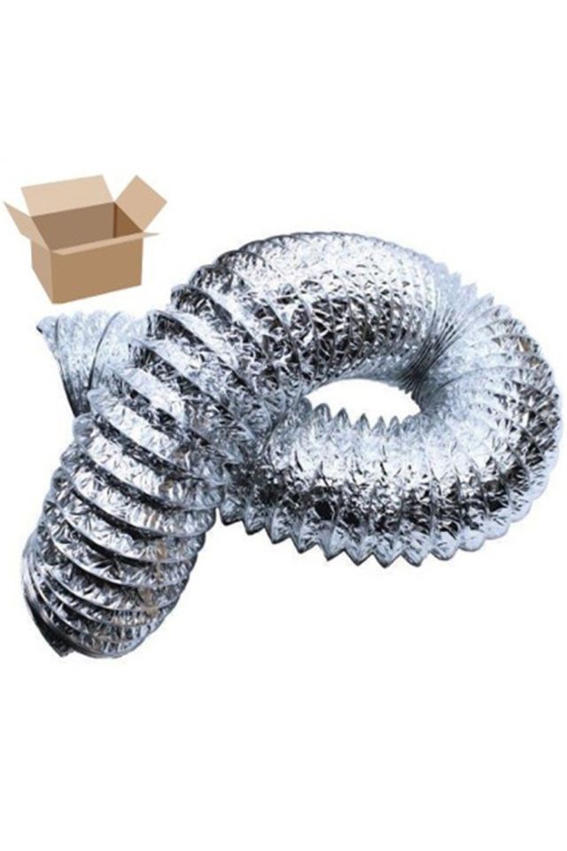 Aspiratör Borusu Telli Uzayan 127mm 2 mt 50 Adet