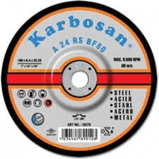 Karbosan Metal Çapakalma Taşlama Diskleri 180*6,4*22